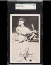 George Burns 1922 Exhibits #9 SGC 3 VG POP 1 Only 3 ever graded by SGC
