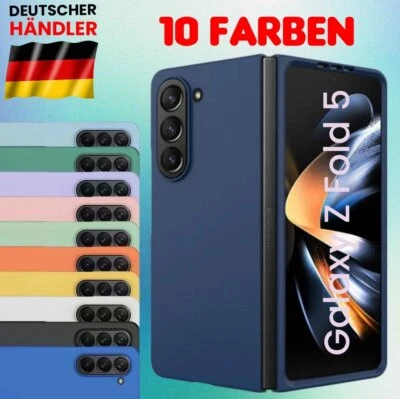 FASHION CASE Hülle für Samsung Galaxy Z Fold5 5G Dünn Handy Kamera Schutz Tasche Case Cover