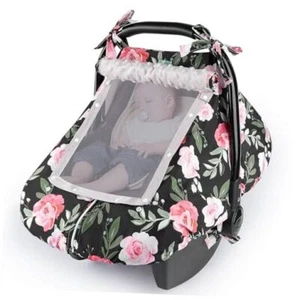 Baby Car Seat Cover Infant Car Seat Covers for Babies Breathable Car Seat - Picture 1 of 7