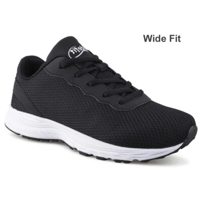 Knixmax Wide Fit Laufschuhe Turnschuhe Sneaker Freizeitschuhe Sportschuhe Leicht
