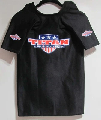 Titan F-6 Bench Shirt Size 36 Black (With USA International Logo) New - Image 1 of 2