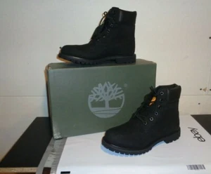 Timberland 8658A Women's Classic 6-Inch Premium WP Boot Black Nubuck New - Picture 1 of 1