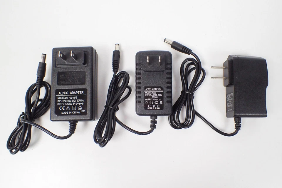 12V 1A 2A 3A Power Supply AC to DC Adapter 5050 LED STRIP LIGHT USA - Image 1 of 1