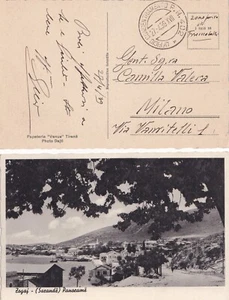 1939 ITALY ALBANIA FIELDPOST PPC Zagaj/ Sarandë UFFICIO CONCENTRAMENTO P.M. 402 - Imagen 1 de 1