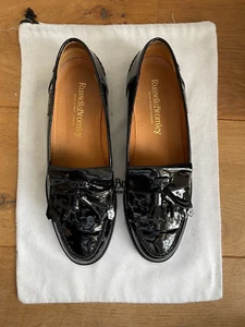 Russell & Bromley Chester Tassel Loafer Schwarz Lack 37,5 UK 4,5 - Bild 1 von 13