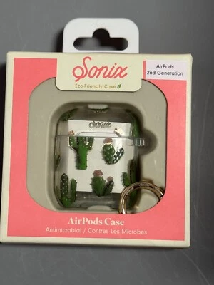 Sonix Eco-Friendly Earbuds Case with Clip Prickly Pear for Apple Airpods 2nd Gen - Image 1 of 2