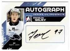 2010-11 ITG HEROES AND PROSPECTS STANISLAV GALIEV AUTO SAINT JOHN SEA DOGS #A-SG