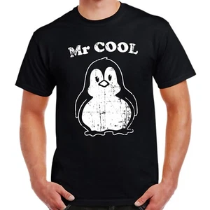 Mr Cool Penguin Fun T-Shirt Birthday Gift - Picture 1 of 2