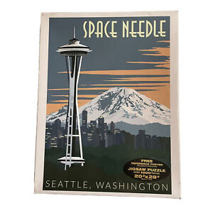 Space Needle Seattle Washington 1000 Piece Jigsaw Puzzle Impact Photo Graphics 