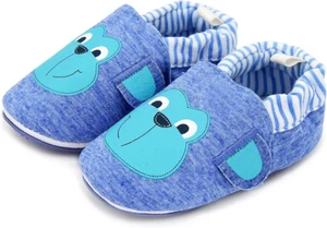 Toddler Baby Boys Girls Shoes Non Skid Slipper Sneaker Moccasins Infant First Wa - Picture 1 of 12