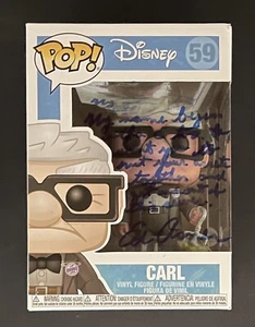 Funko Pop! Signed Ed Asner Up Disney Pixar #59 Autographed BAS Inscription - Picture 1 of 8