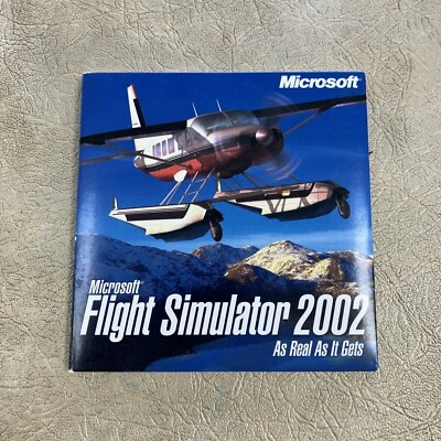 Microsoft FLIGHT SIMULATOR 2002 - As Real As It Gets 3 CDs Rated E Works - Image 1 of 2