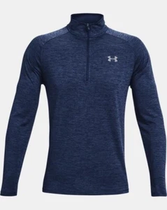 Under Armour Men Sweatshirt UA Tech 1/2 Zip Long Sleeve Pullover Steel Size 3XL - Picture 1 of 19