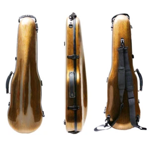 Nuevo Estuche para Violín 4/4 Fuerte Luz Fibra de Carbono Aerodinámico Violín Carcasa Dura - Imagen 1 de 8