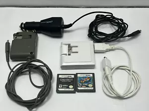 Nintendo DS Bundle- 2 Games (Call Of Duty & Ping Pals) 2 Wall & 1 Car Charger - Picture 1 of 4