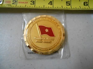 RARE THE EISENHOWER SCHOOL COMMANDANT THOMAS GORRY USMC MILITARY CHALLENGE COIN - Picture 1 of 3