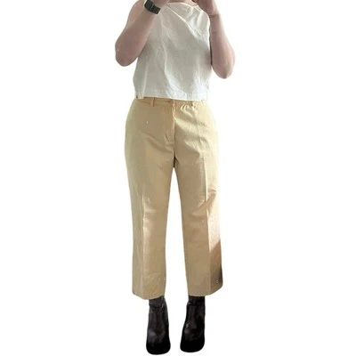Vineyard Vines Butter Yellow Cropped Pants 34x32 – THE Color of the Season - Image 1 of 4