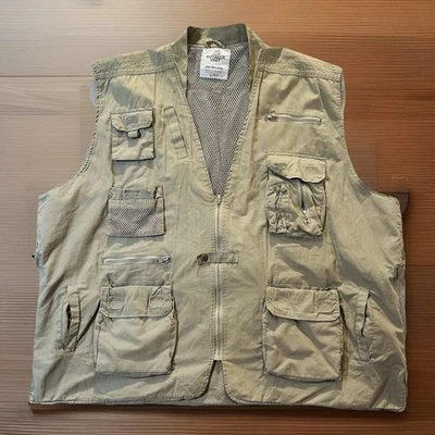 ROTHCO Outback Hunting Fishing Vest Safari Mens 4XL Zip Up Mesh Tactical Photo - Image 1 of 4
