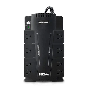 CP550SLG Standby UPS System, 550VA/330W, 8 Outlets, Compact - Picture 1 of 8