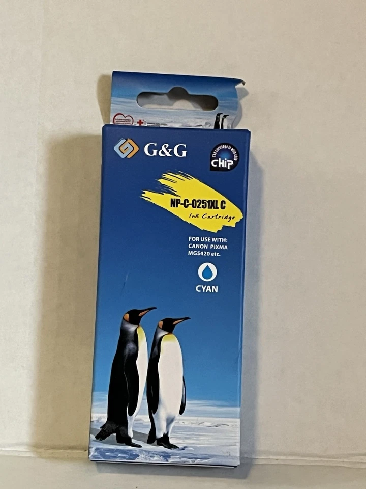 Cartucho de tinta cian G&G NP-C-0251XL C Foto 1 de 1