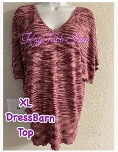XL Dress barn metallic top #374*7 Ships Free! - Picture 1 of 7