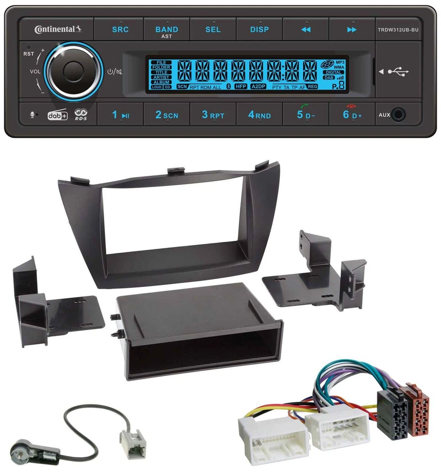 Continental MP3 DAB USB Bluetooth Autoradio für Hyundai ix35 (LM, 2010-2013) - Bild 1 von 4