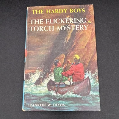 The Hardy Boys The Flickering Torch Mystery Dixon 1943 #22 Grosset & Dunlap - Image 1 of 4