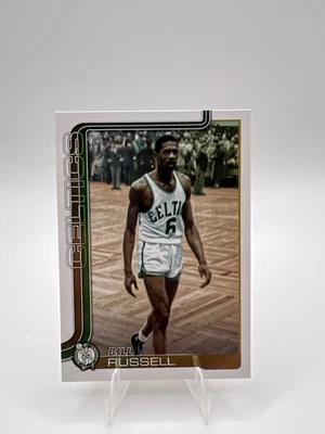 Estuche Espejo Dorado 25/26 Topps Bill Russell Hit Foto 1 de 2
