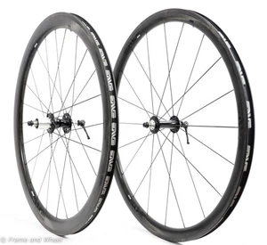 Juego de ruedas cubierta carbono ENVE SES 4.5 Shimano 11 velocidades QR llanta carretera - Imagen 1 de 17