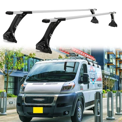 Barras transversales de carga para bicicleta para kayak Ram ProMaster 2500 3500 63" furgoneta techo Foto 1 de 4
