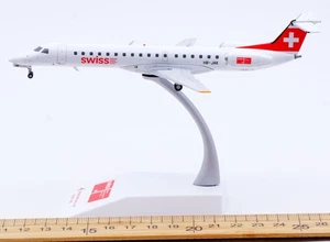 1:200 JC Wings XX20441 Swiss EMBRAER ERJ-145 HB-JAK Diecast Aircraft Model Jet - Picture 1 of 14