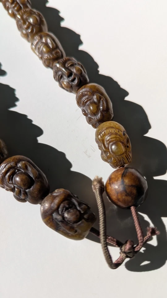  Eighteen Arhats Buddha beads Rosary Prayer beads necklace , Very Good Condition - Image 1 of 4