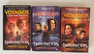 Star Trek Voyager: Dark Matters Trilogy Set Christie Golden Paperback Lot of 3 - Picture 1 of 5