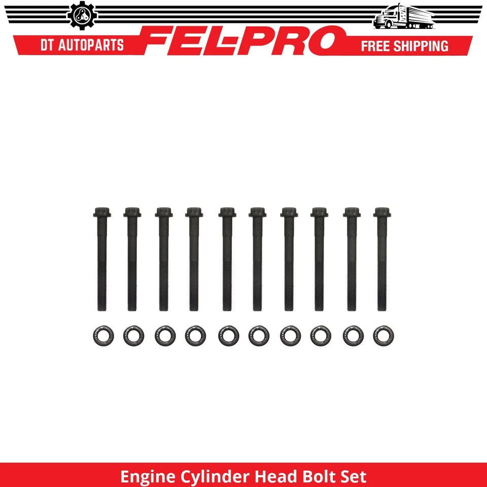 Juego de pernos de culata de motor L4 Fel-Pro 2,7 L 1996-2000, 2010 Toyota 4Runner Foto 1 de 1