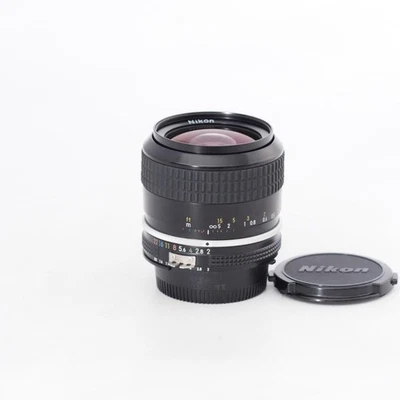 Nikon Ai-S NIKKOR 28mm f/2 Wide Angle MF Lens w/ Cap [Good] #12961 - Image 1 of 4