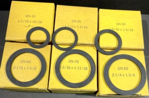 12- Vintage Rubber Gas Bowl, Fuel Filter Gaskets, 6 Sizes, 2 Of Ea, Free US Ship - Bild 1 von 7