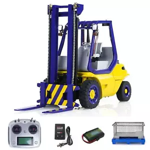1/14 RC Hydraulic Forklift Metal Wheeled Transfer Forklift Truck RTR - Picture 1 of 12