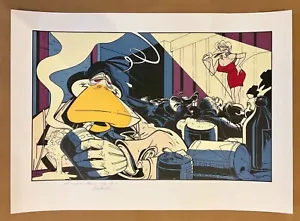 UNE ENQUETE DE L'INSPECTEUR CANARDO SERIGRAPHIE SIGNE SOKAL 50X70CM TBE - Imagen 1 de 2