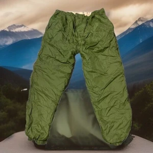 XL Ejército Británico Softie Pantalones Térmicos Reversibles Oliva Arena Pantalones Clima Frío - Imagen 1 de 5