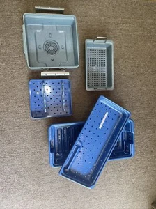 Trays / Baskets to clean, sterilize Or Organice medical Tools Lot - Picture 1 of 6