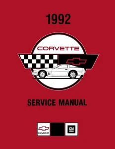 1992 Corvette Shop Service Repair Manual Book Engine Drivetrain Electrical Body - Bild 1 von 1