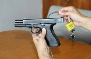 14" Pistole/Handpistole & Gewehr/Flinte Kabel Sicherheitsschloss mit 2 Schlüsseln & Handbuch  - Bild 1 von 5