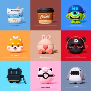 For AirPods Pro 1st/2nd 3rd Generation 3D Cartoon Shockproof Charging Case Cover - Picture 1 of 27