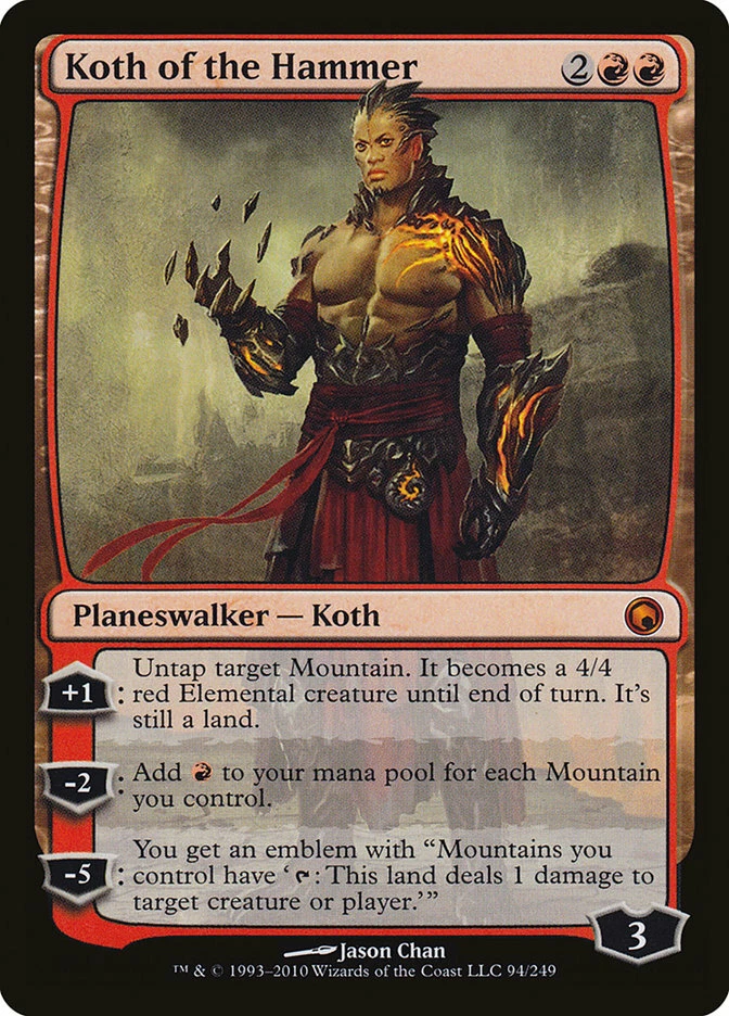 MTG Koth of the Hammer Scars of Mirrodin Magic the Gathering  - Image 1 of 1
