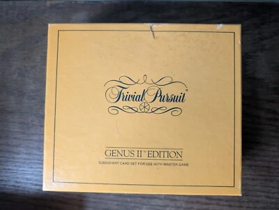 Vintage 1984 Trivial Pursuit Genus II 2 Edition Subsidiary Card Set - Image 1 of 4