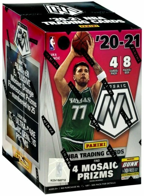 2020-21 Panini Mosaic Basketball Blaster Box - 8 Packs