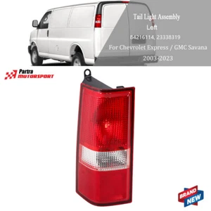 Driver/LH Side For Chevrolet Express/GMC Savana 2003-2022 2023 Tail Light Red - Picture 1 of 12