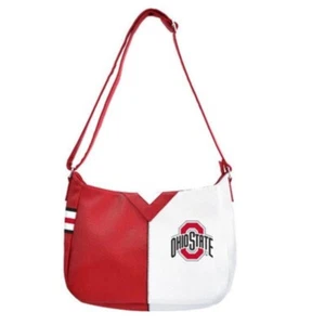 Bolso Cartera Hobo Ohio State Buckeyes 100139 Guijarro Dividido 14" L - Imagen 1 de 1