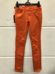 Mavi Ladies Jeans Serena Low-Rise, Super Skinny Orange W27 L34 - Picture 1 of 4