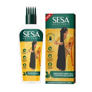 Sesa Ayurvedic Hair Oil Vidhi, Bhringraj & 17 Rare Herbs with 5 Nourishing Oils